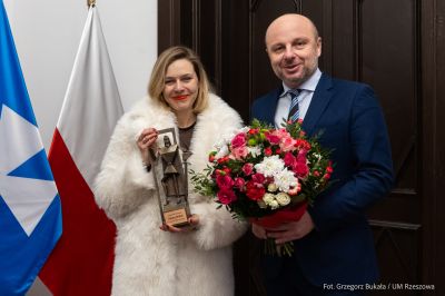 zdjęcie Pani Dagny Mikoś laureatki Osobowść Rzeszowa 2025, fot. Grzegorz Bukała, Urząd Miasta Rzeszowa